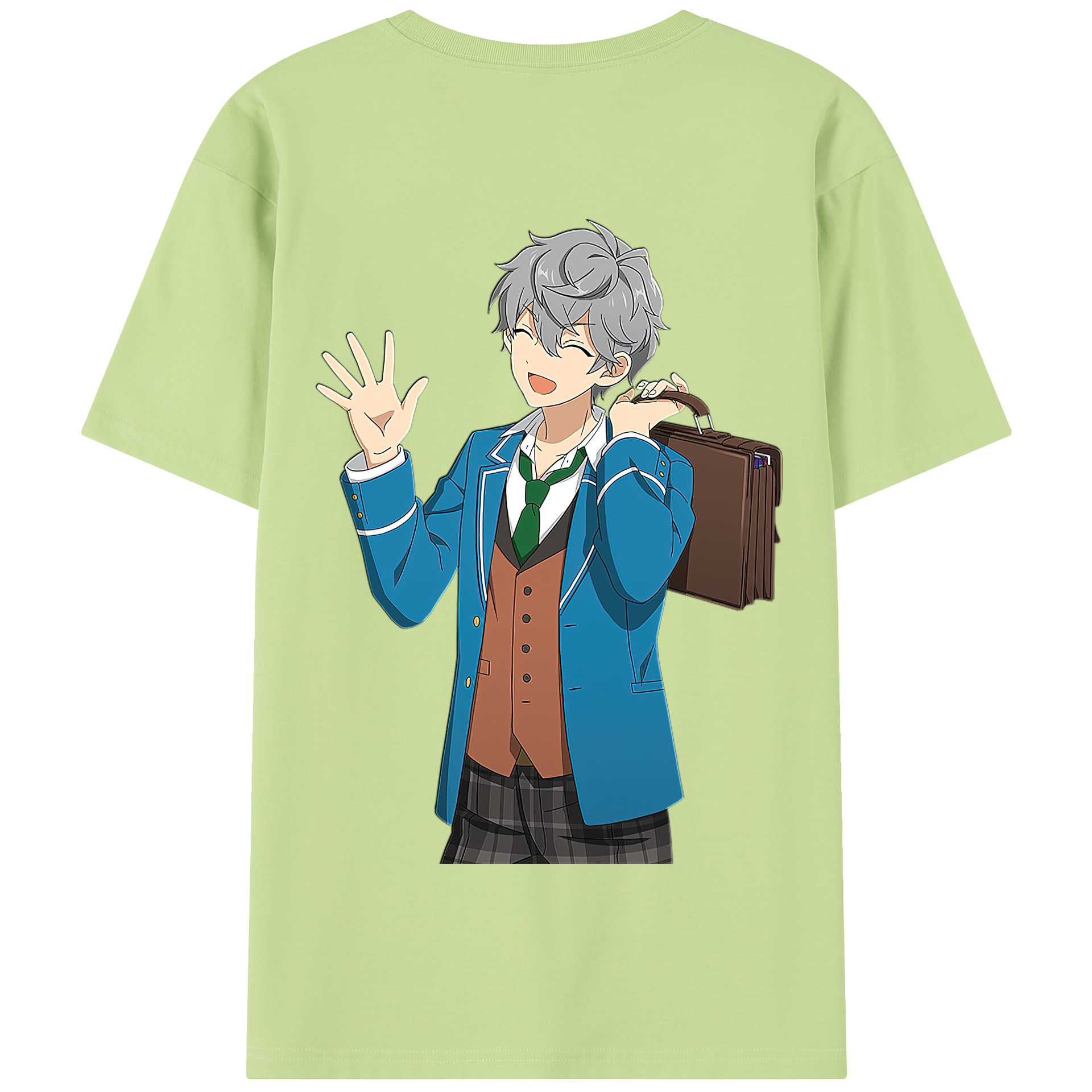 （画像用） あんさんぶるスターズ! Ensemble Stars 綿100％半袖Tシャツ（背面プリント）